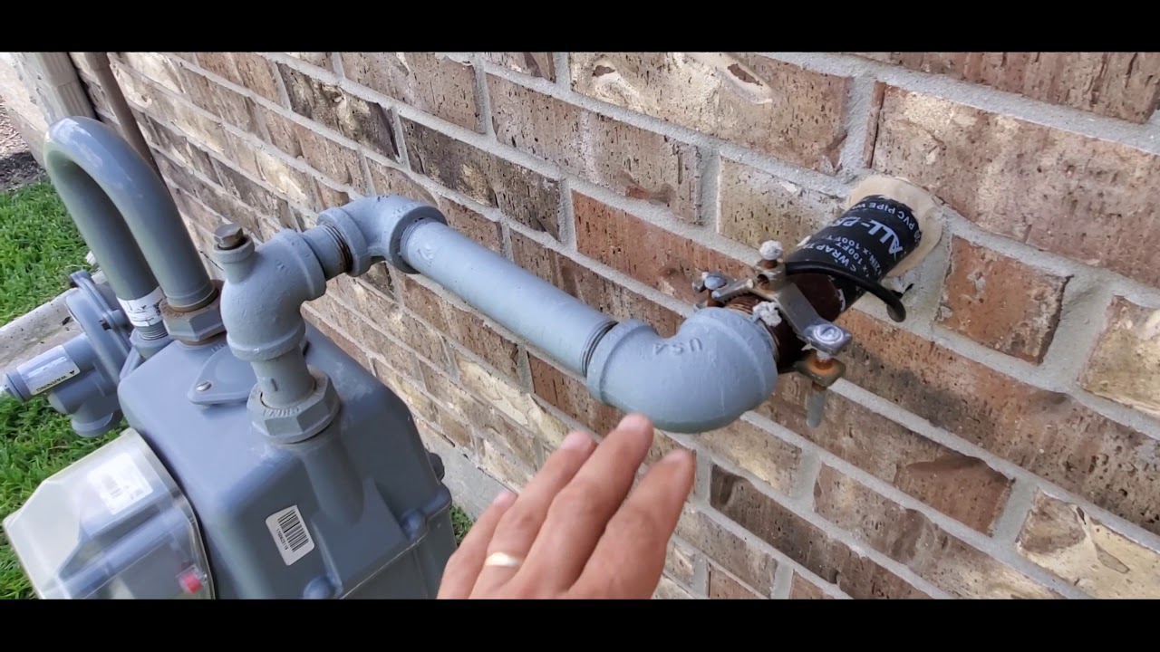 Premium gas meter bonding installation